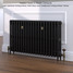 CI-SH645-20-MET-ANTH-LS01 - Shelbourne 3 Column Victorian Cast Iron Radiator H645mm x W1786mm CI-SH645-20-MET-ANTH-LS01 - Shelbourne 3 Column Victorian Cast Iron Radiator H645mm x W1786mm